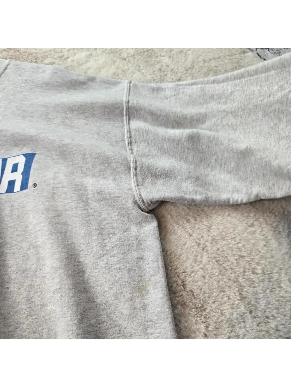 Nascar Branded Gray Crewneck Graphic Men XL
